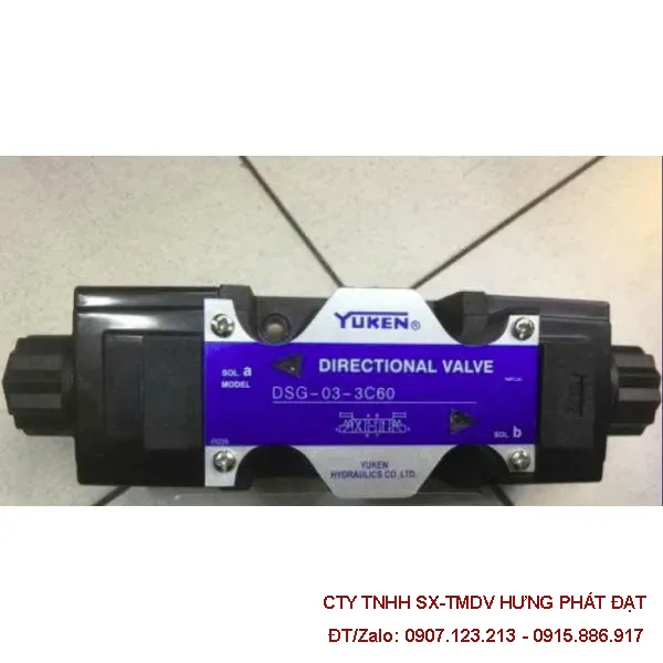 Van điện từ thủy lực DSHG-04-3C60-A240-51T Yuken Taiwan chính hãng