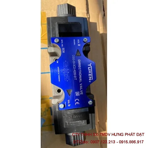 Van điện từ thủy lực DSHG-04-3C60-A240-51T Yuken Taiwan chính hãng