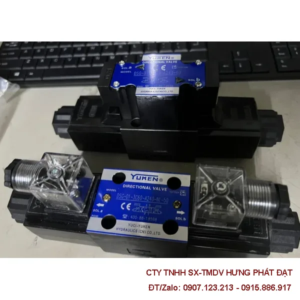 Van điện từ thủy lực DSHG-04-3C60-A240-51T Yuken Taiwan chính hãng