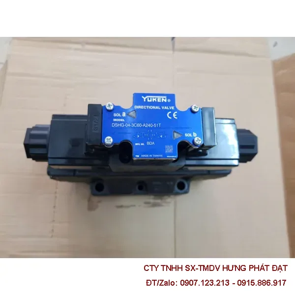 Van điện từ thủy lực DSHG-04-3C60-A240-51T Yuken Taiwan chính hãng