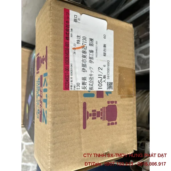 Van hơi tay vặn ren Kitz 3/4 inch 27mm
