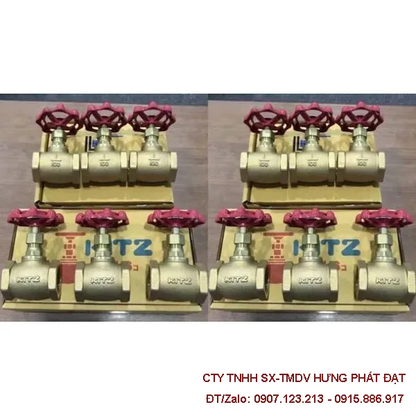 Van tay vặn đồng KITZ 2 inch DN50 ren 60