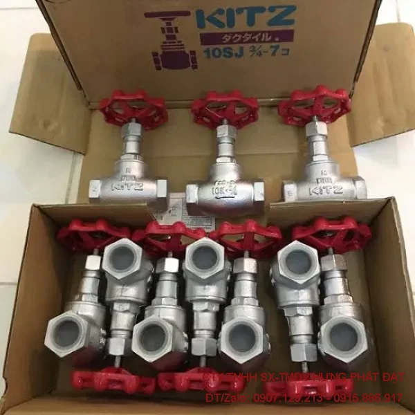 Van tay vặn đồng KITZ 3/4 inch DN20 ren 27