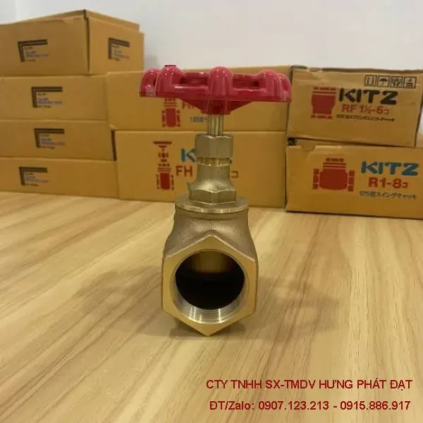 Van tay vặn đồng KITZ 3/4 inch DN20 ren 27