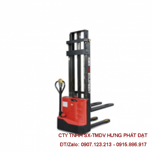 Xe nâng điện đẩy hàng trong nhà xưởng nhỏ gọn, dễ vận hành